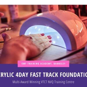 Acrylic 4 Day Fast Track Foundation (4 Day Course/1 day a week for 4 weeks) (10am-4pm)