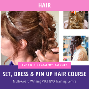 SET/DRESS & PIN UP HAIR COURSE (1 Day Course)(10am-4pm)