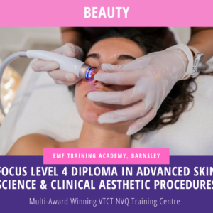 Focus Level 4 Diploma in Advanced Skin Science & Clinical Aesthetic Procedures (5pm-9pm)