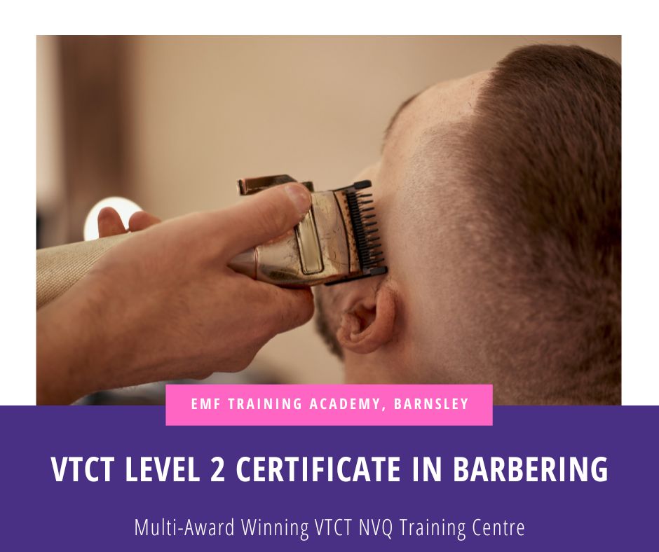 VTCT LEVEL 2 CERTIFICATE BARBERING COURSE (20 Week Course)