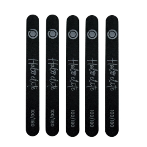 N1161-Halo Elite Black Straight File 100/180 - 5 pack