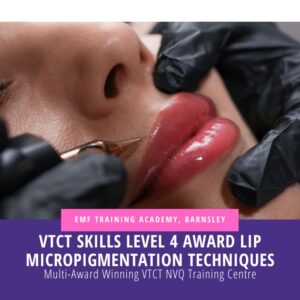 VTCT Skills Level 4 Award Lip Micropigmentation Techniques  (10am-4pm)(Daytime)