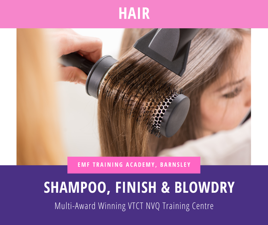 SHAMPOO, BLOWDRY & FINISH COURSE (10am-4pm)